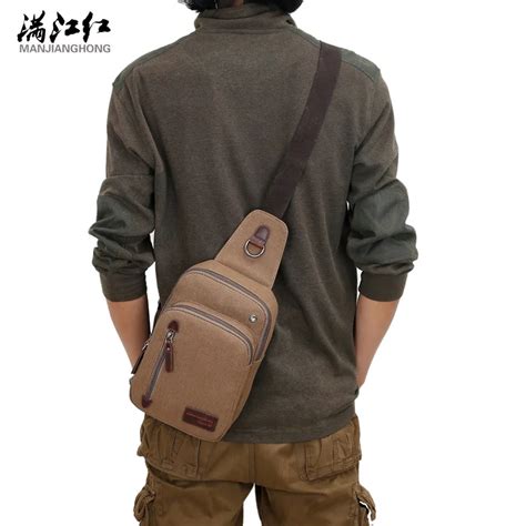 New Fashion Korean Style Mens Canvas Casual Messenger Bag Male Travel