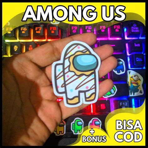 Jual Stiker Among Us Skin Kue Donat Aesthetic Stiker Stiker Tumblr