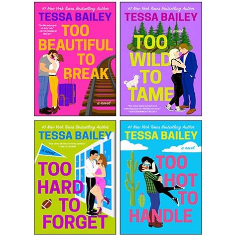 Romancing The Clarksons Series 4 Books Collection Set By Tessa Bailey Too Hot To Handle Too