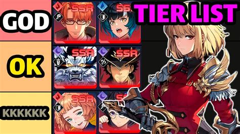 TIER LIST MELHORES PERSONAGENS DO SOLO LEVELING ARISE Solo Leveling Arise