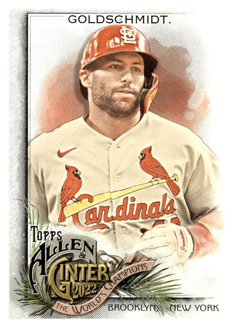 Paul Goldschmidt 25 Prices 2022 Topps Allen Ginter Baseball Cards