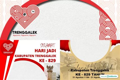 10 Link Twibbon HUT Atau Hari Jadi Trenggalek Ke 829 Tahun 2023