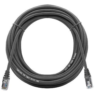 Cabo De Rede 2 Metros Patch Cord Cat6 F UTP 100 Cobre Blindado Cabos