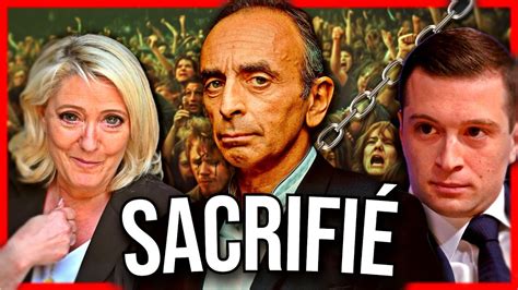 Le SACRIFICE INCROYABLE De ZEMMOUR Pour Sauver L Union Avec MARINE LE