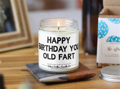 Funny Birthday Candle Scented Soy Candle Goofy Birthday Etsy