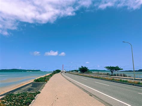 川島琴里 🇯🇵kotori🇯🇵 On Twitter 海中道路沿いにある ビーチ！ 干潮の時間には、ウユニ塩湖風に 写真撮れるらしく