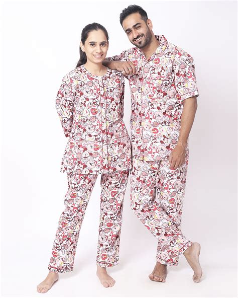 Funky Rabbits Men Pyjama Set Sleepytots