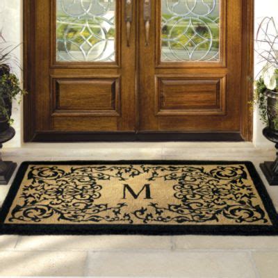 Courtyard Coco Monogrammed Door Mat | Frontgate | Monogram door mat ...