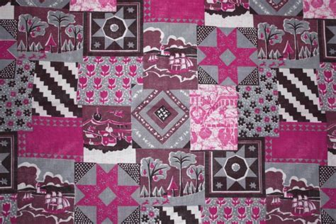 Pink Patchwork Quilt Fabric Texture Photos Public Domain