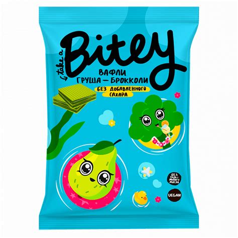 Детские Вафли - Груша-брокколи Bitey 35 гр купить в Москве, цена и ...