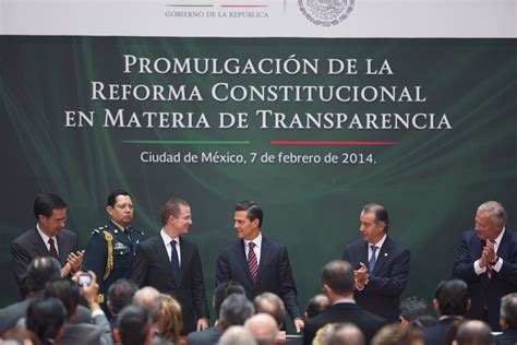 Promulgación De La Reforma Constitucional En Materia De Transparencia