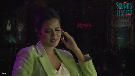 Raisa Jatuh Hati Live In Soundsfest Youtube