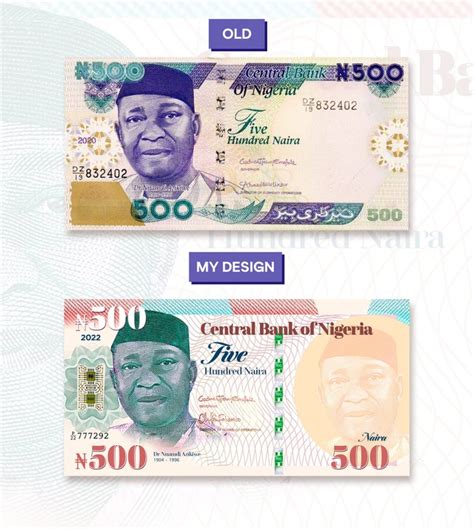 Nigerian Redesign The New Colored Naira Note Using Photoshop Jkcyno