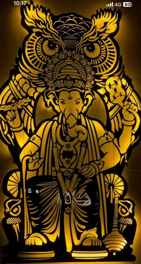 Cnc Lord Ganesha Svg Dxf File Makerbhawan