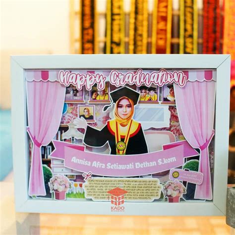 Jual Scrapframe Wisuda Request Tema Bebas Murah Kado Wisudaku