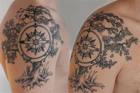 57 Amazing Nautical Shoulder Tattoos