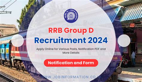 RRB Group D Recruitment 2024 Apply Online For Various Posts