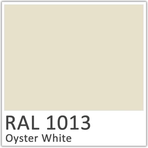 Ral 1013 Oyster White Polyester Flowcoat