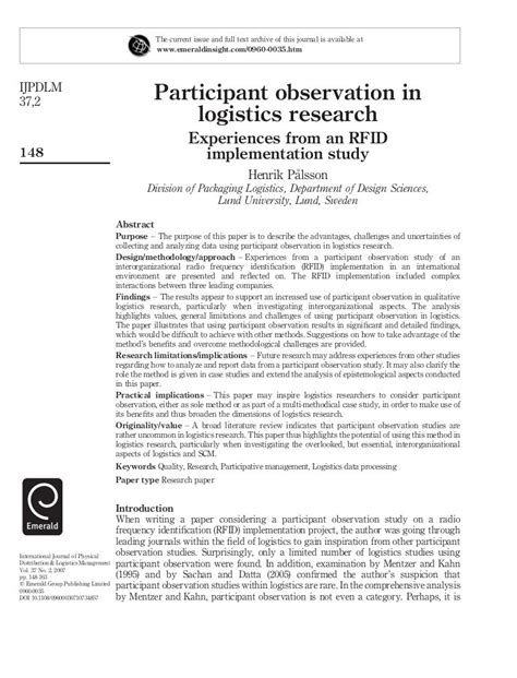 Participant Observation