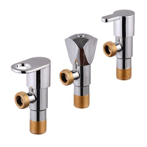 Brass Thread Angle Stop Valve Bathroom Ssangle Valve Toilet Wholesale Oem Factory China Angle