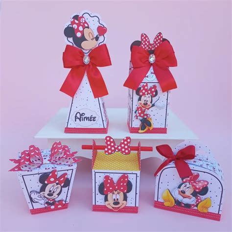 Kit Personalizado Minnie Vermelha 30 Peças Elo7