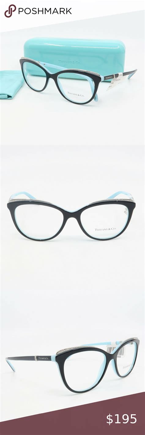 Tf 2147 B 8055 Tiffany And Co Black Blue Glasses In 2023 Blue Glasses Tiffany Eyeglasses