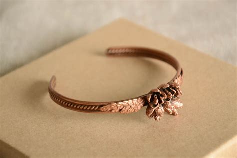 BUY Beautiful handmade copper bracelet metal bracelet designs fashion accessories 1412652976 ...