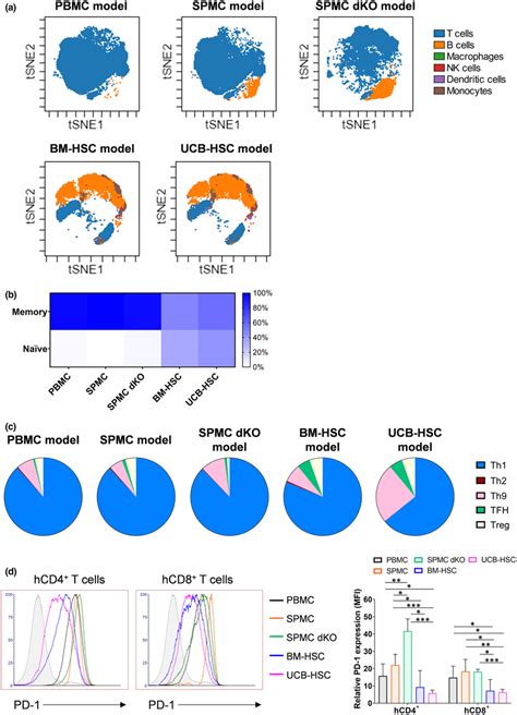 Immunophenotyping Of Hcd45⁺ Cells Infiltrating The Spleen Of The Download Scientific Diagram