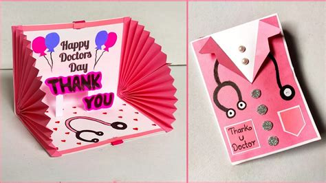 Doctor Card | How To Make Doctor Themed Card | Doctor Day Card | Thank ...