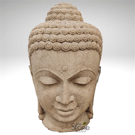 Buddha Head Garden Statue 2ft : Buy Best Idol - The Stone Studio