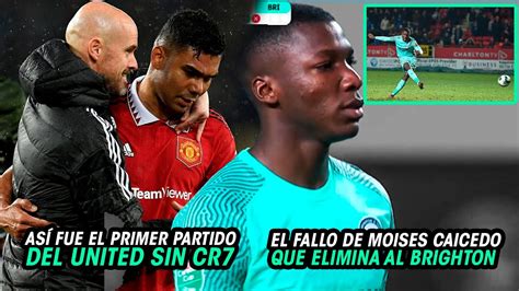 As Fue El Primer Partido Del United Sin Cristiano Ni O Moi Falla