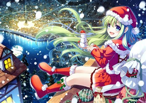 Chica Anime Navidad Fondo De Pantalla Full Hd Id 6584