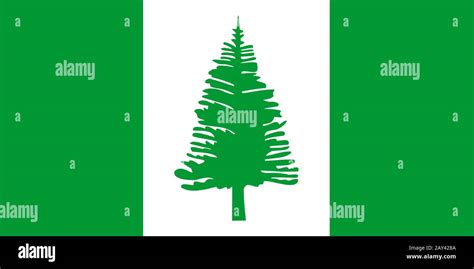 Norfolk Island Flag Stock Photo - Alamy