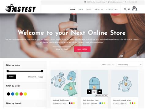 Fastest Shop WordPress Theme WordPress Org