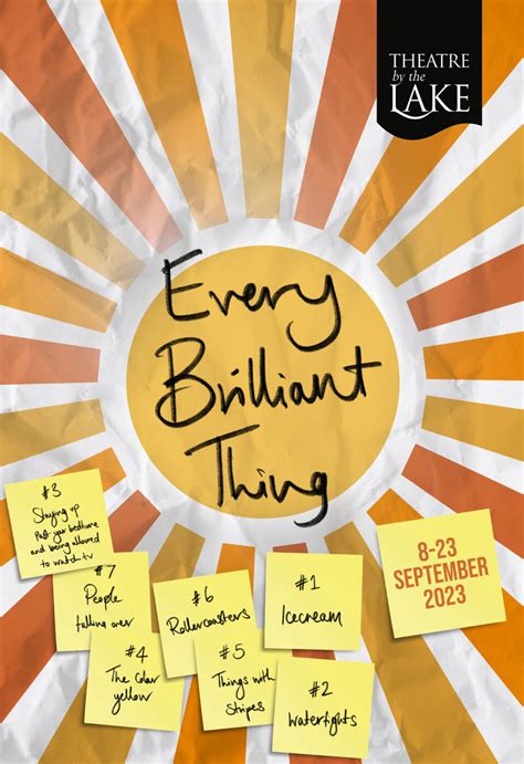 Every Brilliant Thing Vocaleyes