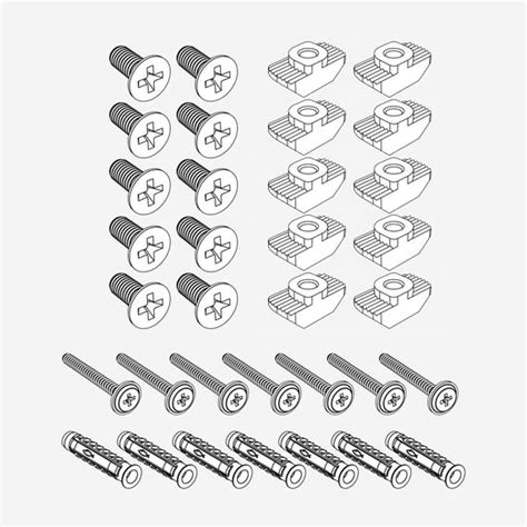 Viverso Aga Design U Mounting Set For Led Light Panel All Sizes