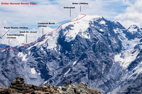 Ortler Normal Route Topo Photos Diagrams Topos SummitPost