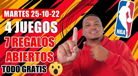 HUBO DIRECTA MARTES 25 10 22 PRONÓSTICOS GRATIS NBA DATOS DE PARLEY