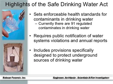 Safe Drinking Water Act How Safe Is My Drinking Water