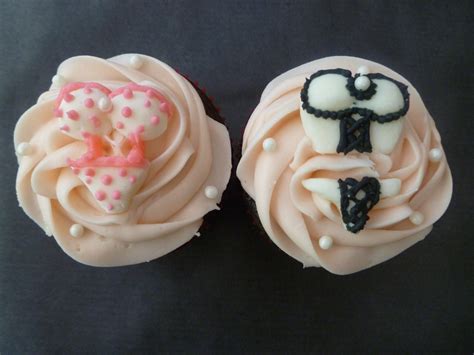 Indulge With Me Lingerie Shower Cupcakes