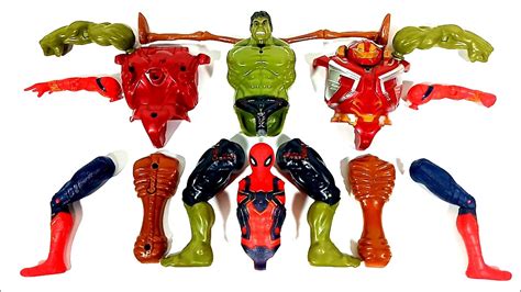 Merakit Mainan Siren Head Toys Vs Spider Man Hulk Smash Hulk Buster