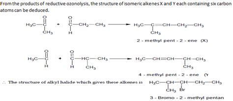 An Alkyl Halide With Molecular Formula C6H13Br On Dehydro Halogenation