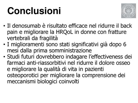 Il Denosumab Riduce Il Back Pain E Migliora La Qualit Di Vita In Donne