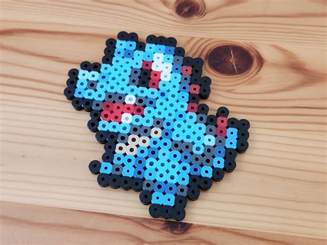 Totodile Pokemon Pixel Art Etsy