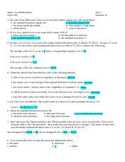 Psyc Test Review Zoebartholomew Doc Name Zoe Bartholomew