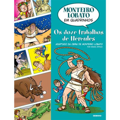 Livro Monteiro Lobato em Quadrinhos Os doze trabalhos de Hércules