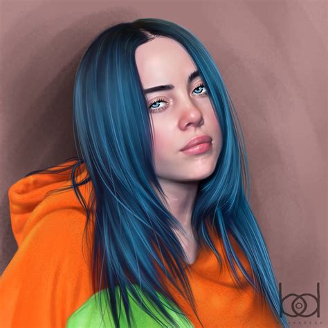 Artstation Billie Eilish Fan Art