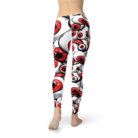 Eyeball Leggings Halloween Leggings Eyeball Pants Eyeball Etsy