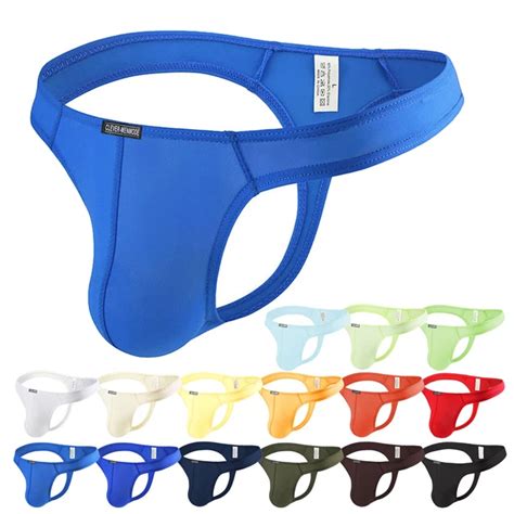 Men S Sexy Briefs T Back Underwear Low Rise Bikini G String Ics Silk Thong Eur Picclick Fr
