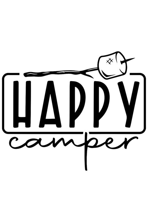 Happy Camper SVG | Camping SVG in 2024 | Happy campers, Camping ...